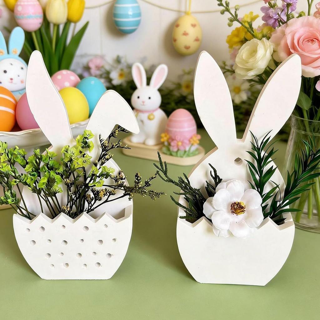 Silicone Molds Easter Silicone Semi-Transparent Craft Tool 3D Rabbit Mould For Holiday Birthday Party Home Indoor Family Friends