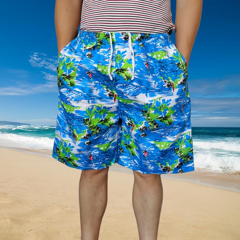 Men's Quick-Dry Camouflage Beach Shorts: European & American Style Swimming and Casual Wear