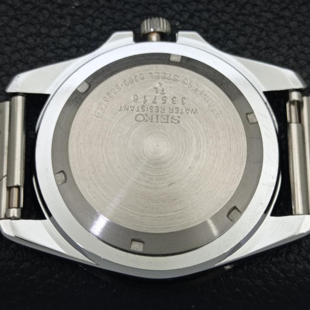 REFURBISHED VINTAGE SEIKO 5 AUTOMATIC JAPAN MENS SILVER DIAL WATCH a433942-2