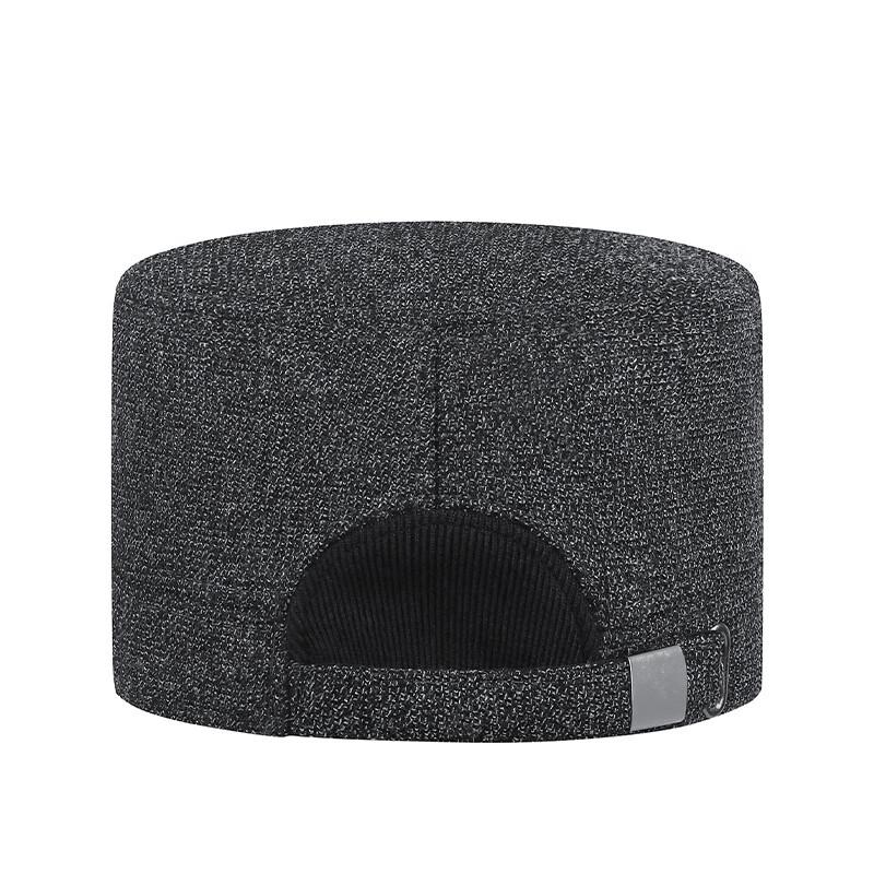 Men's Winter Warm Flat Top Ear Flap Cap