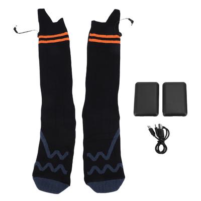 Electric Heated Socks Rechargeable Thermal Socks for Winter Outdoor Work Skiing Camping 4 Temperature Settings