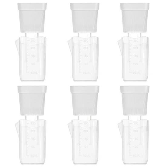 Self Watering Plant Pots Mini Translucent Plastic Planters Plant Propagation Pot with Reservoir for Seedlings Cuttings