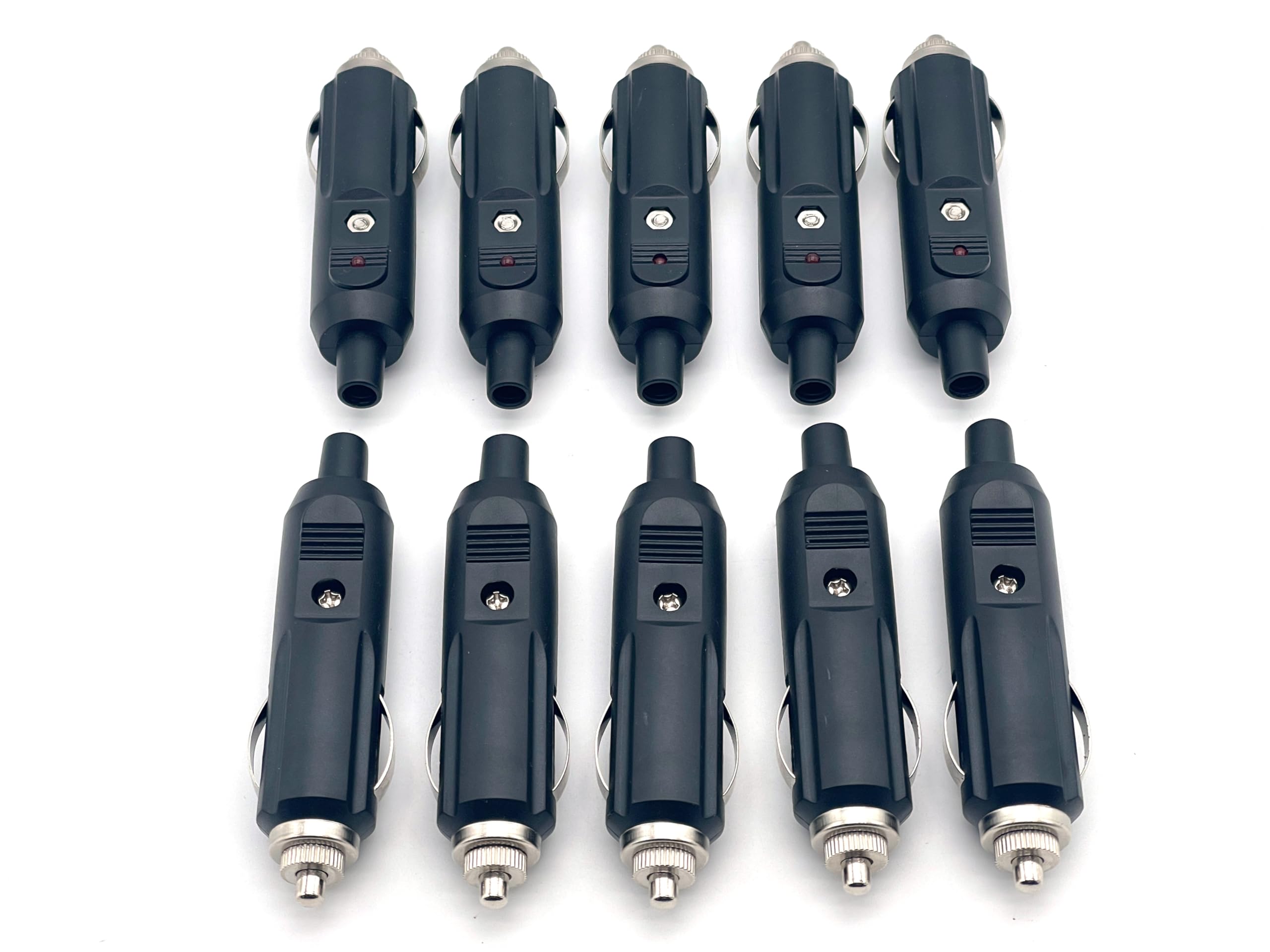 

FUKUMIDO Мужской USB Разъем для прикуривателя Автомобильные LED Аксессуары Гнездо предохранителя Источник питания 24v Набор 10 шт. 10