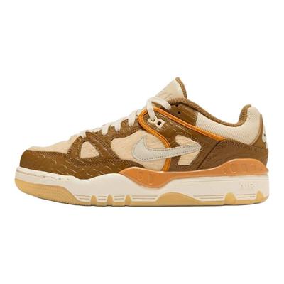 Nigo x Air Force 3 Low OGIN - Light British Tan Otsumo Plaza Japan Exklusiv Unisex Sneaker Fossil HQ7533-200