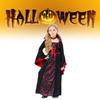Girl Vampires Halloween Costume Set Party Show Clothes Cosplay Black Red Dress