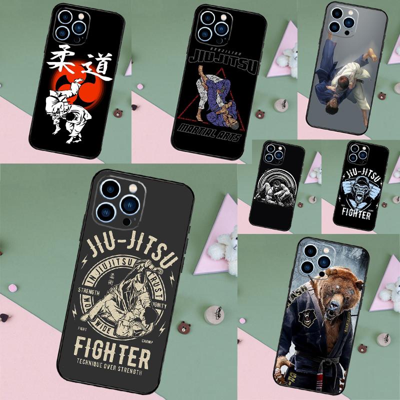 Judo jiu jitsu BJJ Brazilian Case For iPhone 17 Pro Max 16 15 13 12 11 14 Pro Max Plus 13 12 Mini 16e 17 Air Back Cover