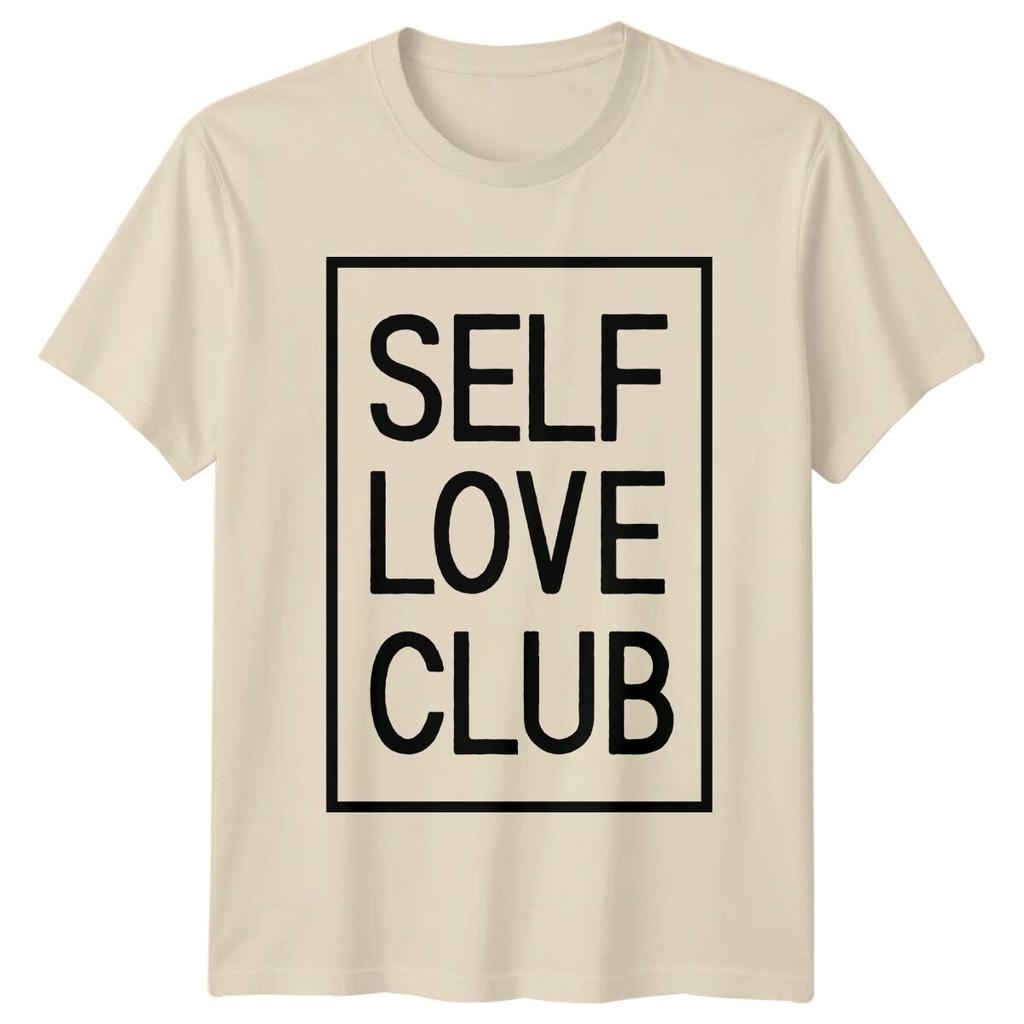 Self Love Club Graphic TShirt Feminist Slogan Tee Adult Unisexs Unisexs