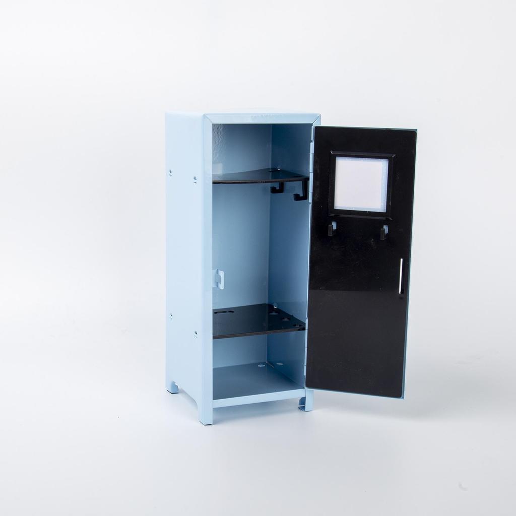 Multi-color Metal Storage Box with Lock - Desktop Cosmetic Organizer & Money Safe