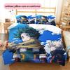 My Hero Academia Deku & Bakugo Bettbezug & Kissenbezüge, MHA Fan Schlafzimmer Bettwäsche, Perfektes Geschenk.chl