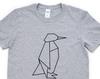 Geometric Penguin T-Shirt: Soft Cotton Blend, Unisex Gift