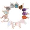 2pcs Natural Stone Water Drop Charms Pendant 10x14MM  Necklace Earring Accessories for Jewelry Making Finding DIY Wholesale