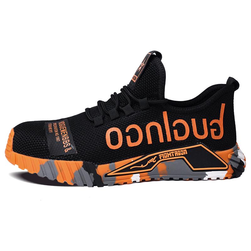 Sneaker alla moda Scarpe antinfortunistiche con punta in acciaio Scarpe da lavoro antiforatura Scarpe protettive di sicurezza Scarpe da costruzione indistruttibili