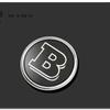 56mm with Brabus B Logo for Vito V Class Car Engine Hood Logo or Rear Trunk Emblecm Badge Logo Modification Accessories