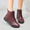 Winter Short Boots for Women 2024 New Velvet Snow Boots Waterproof Anti Slip Round Head Side Zipper Lightweight Women's Shoes