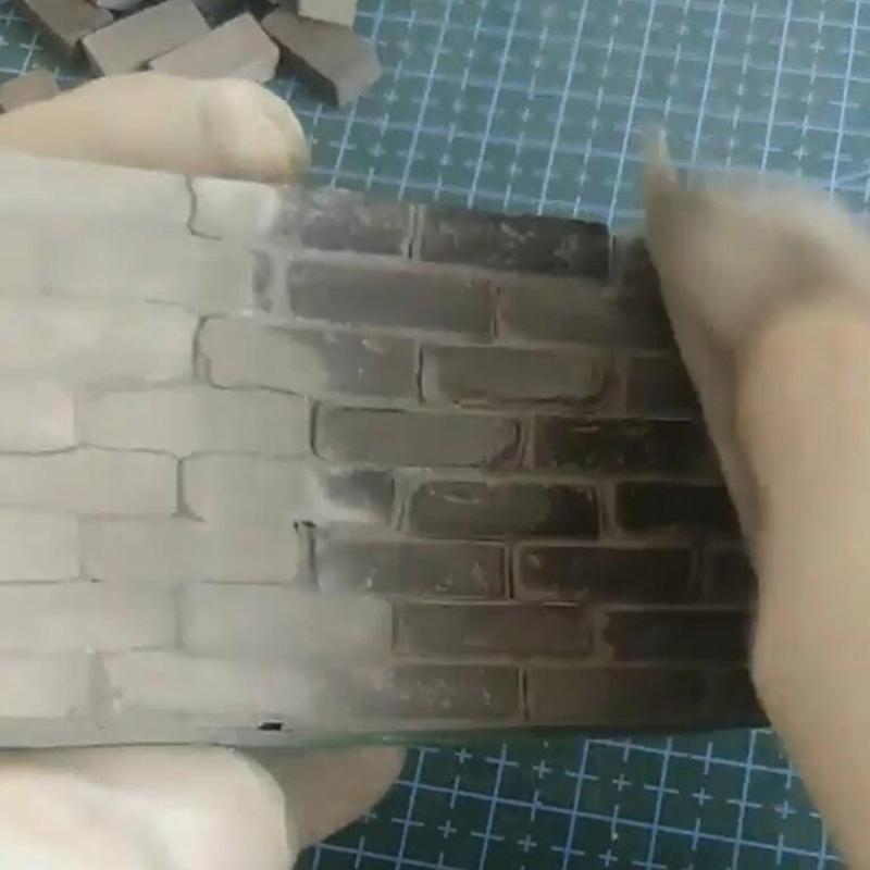 50/70Pcs 1:16 Simulation Brick Diy Sand Table Landscape Scenery Building Toy