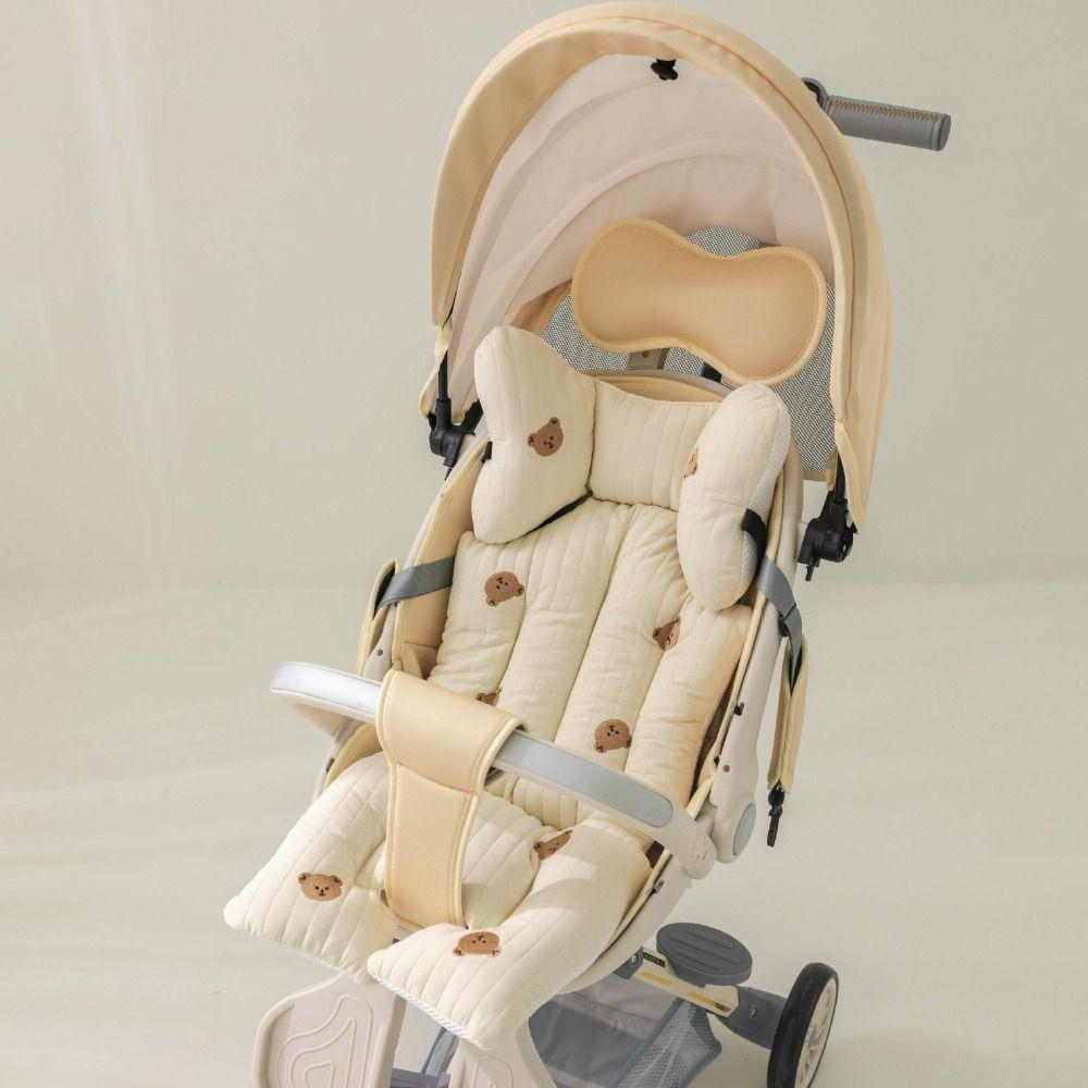 Cotton Baby Stroller Seat Cushion Thicken Pram Accessories Cart Mattress  for Infant Newborn