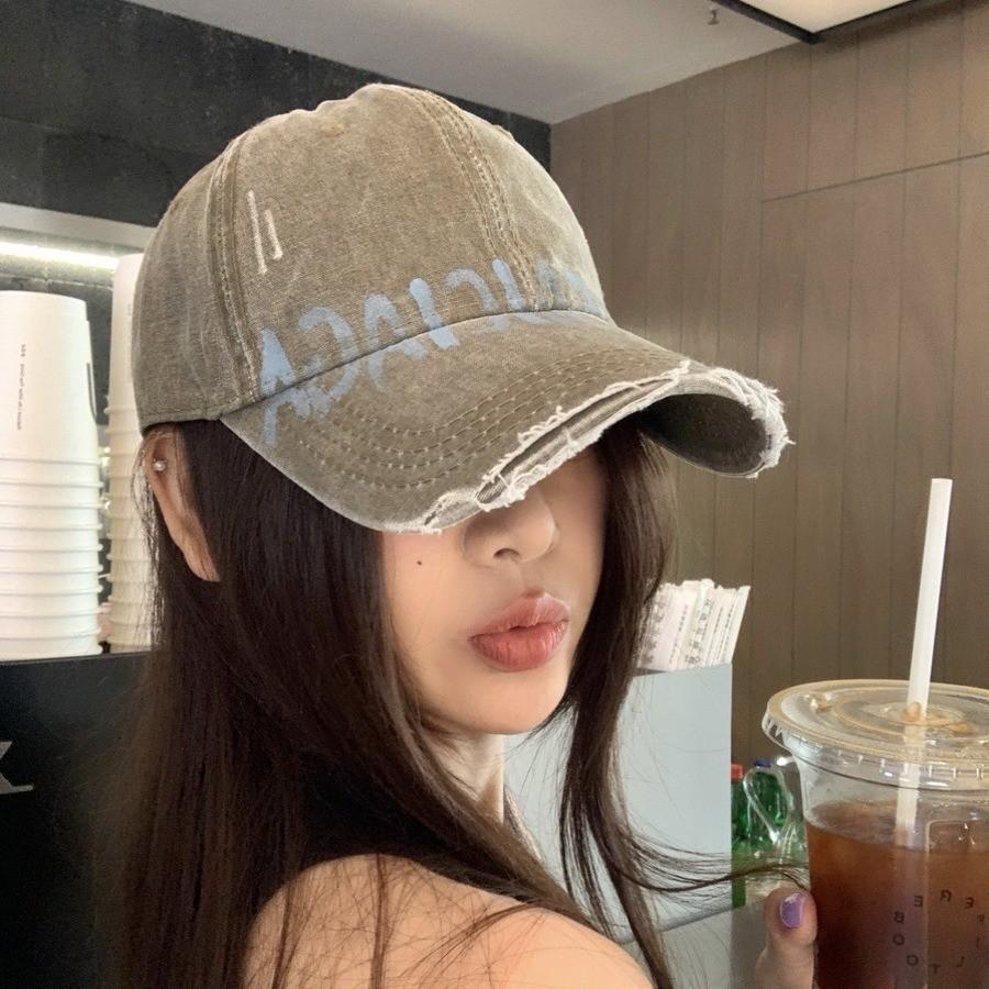 Washed Distressed Retro Baseball Cap For Summer Cotton Sun Hat For Men Women And