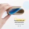 Cowhide Latex High Heel Insole Women's Leather Breathable Shock-Absorbing Loafers