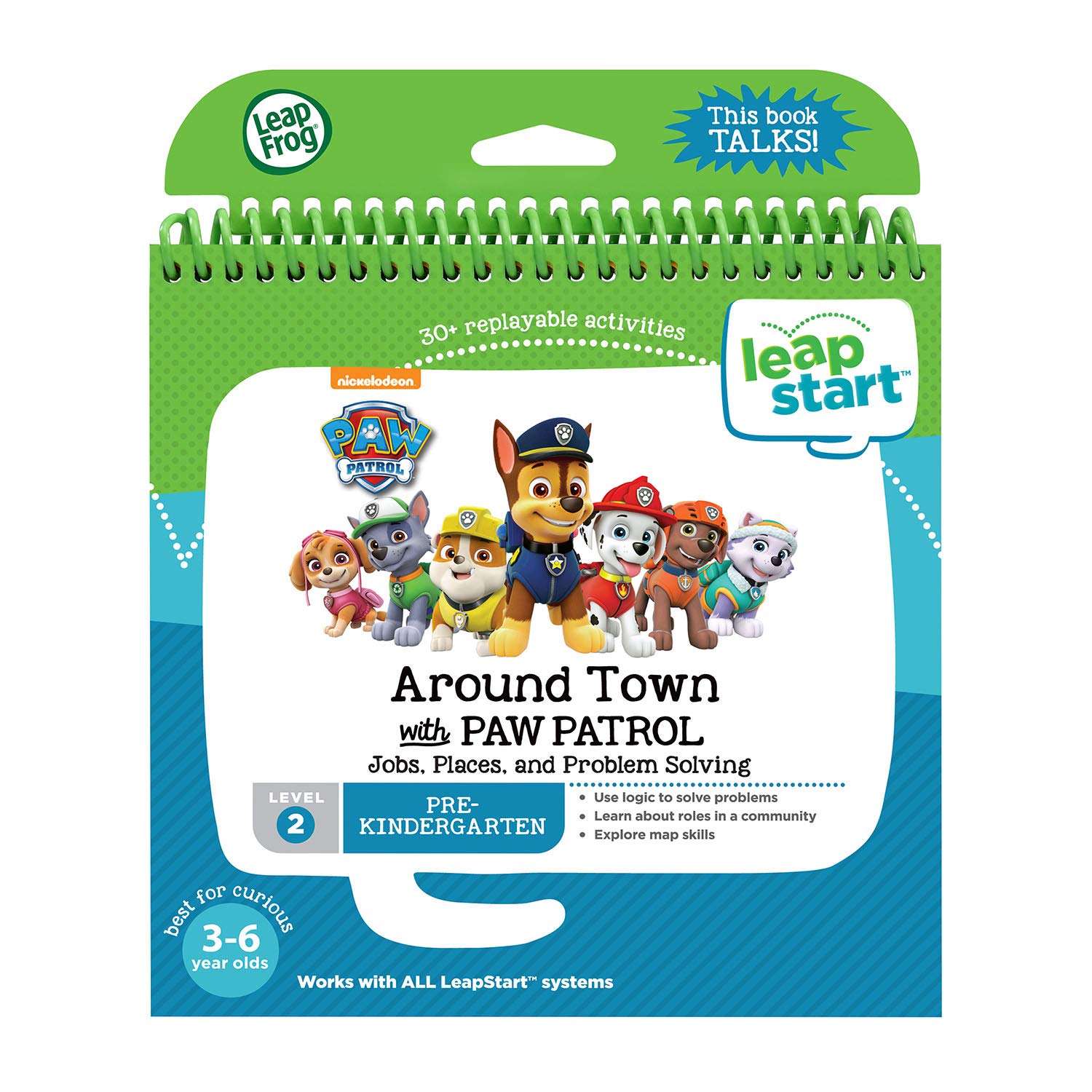 

LeapFrog LeapStart pre-kindergarten Paw Patrol Activity Book (Parallel Import)