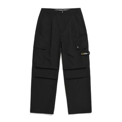 NATIONALGEOGRAPHIC N241Wpt070 Women'S Anas Volume Wide Cargo Pants Carbon Black