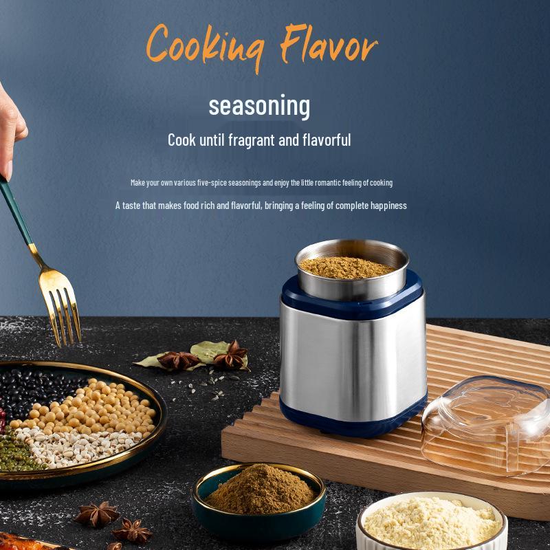 Electric Coffee Bean and Grain Pulverizer - Dry Grinder and Blender for Cereals and Spices