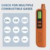 Combustible Gas Leak Detector Natural Gas CO CH4 C2H6 Alcohol LPG Alarm Detector Professional Analyzer with Audible Visual Alarm