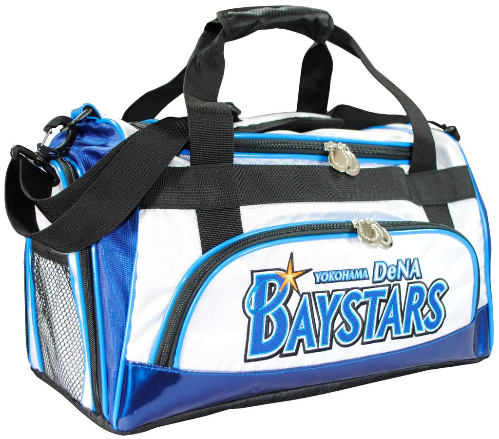 Lezax Yokohama DeNA Baystars Boston Bag White YBBB-2415