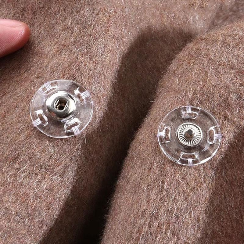 Transparent Hidden Button Mother And Child Button Clothes Coat Fur Invisible Fixed Button Press Button Sweater Cardigan Button
