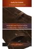 Men's High Waist Corduroy Pants – Autumn/Winter Casual Straight-Leg Trousers for Middle-Aged Men