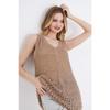 Women's Openwork Knitwear Long Sweater Tunic