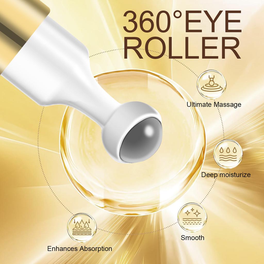 8-in-1 Eye Serum-Improves Dark Circles, Edema and Eye Fine Lines, Contains Hyaluronic Acid and Collagen,Moisturizing and Non-stick, Skin Care Products