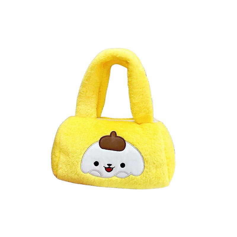 Cute Cartoon Plush Shoulder Bag For Girls Lightweight And Theft-proof Available In Multiple Colors