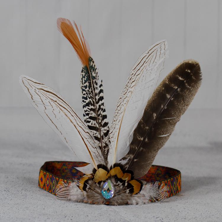 Native American Feather Headdresses: Versatile Styles for Children & Adults, Perfect for Festivals, Performances, and Costumes.