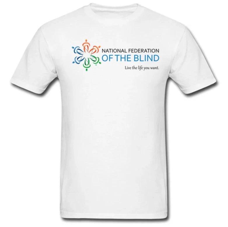NFB National Federation of the Blind T-shirt L