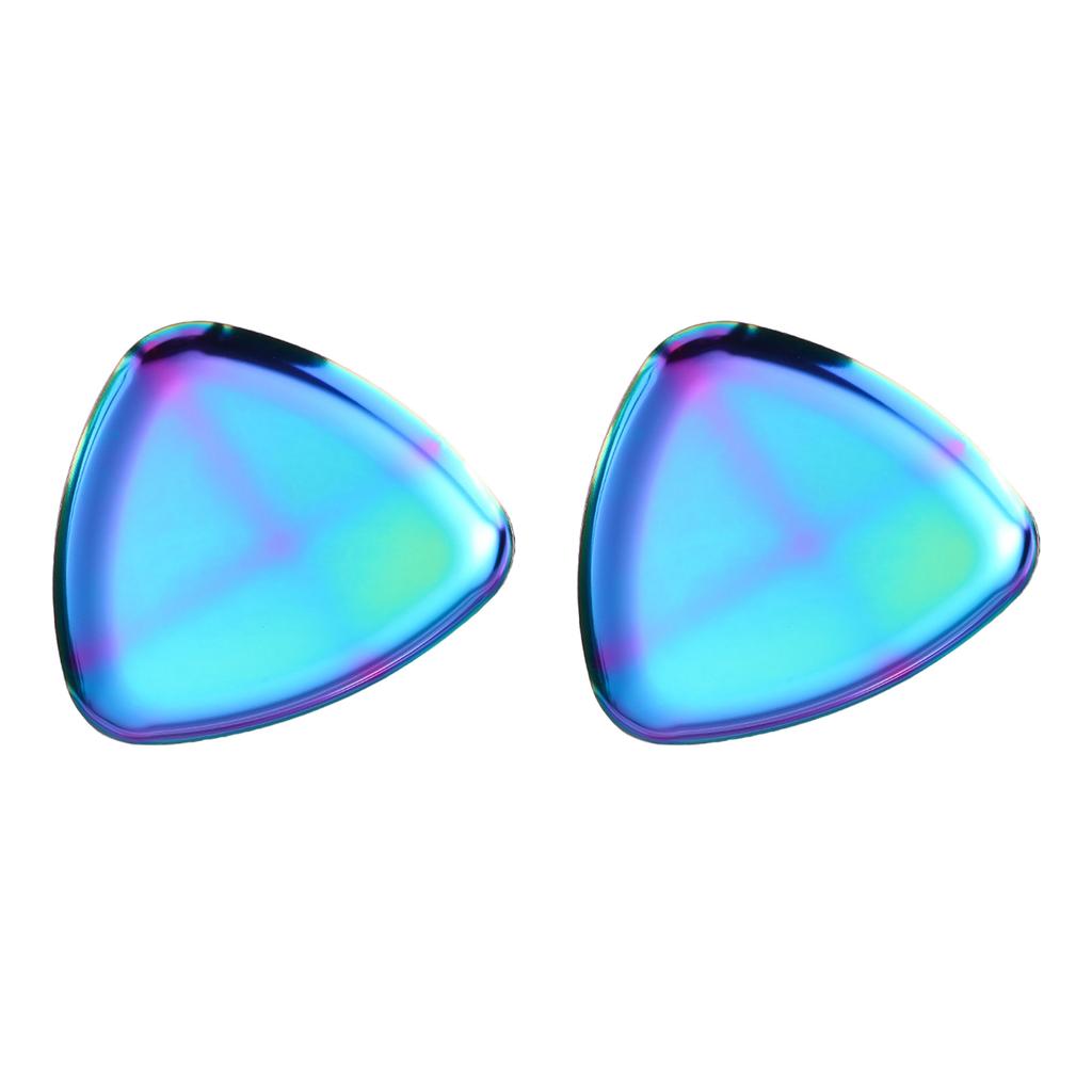 Elegant Triangle Shaped Metal Tray For Jewelry And Cosmetic Storage Decorative Organizer For Home Office Display