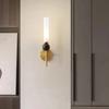 New LED Natural Marble Wall Lamp Bedroom Bedside Lamp Living Room Dining Room Decorative Lighting G9 Light Bulb