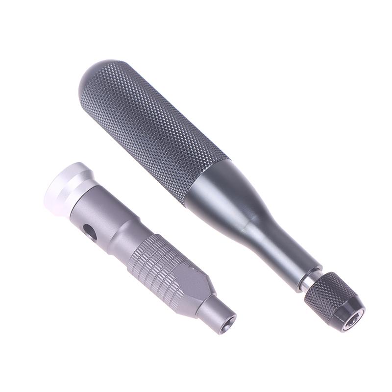 Přesná rukojeť z hliníkové slitiny pro bity s dříkem 1/4" Pohodlný mini šroubovák 6,35mm držák Opravné otevírací nástroje