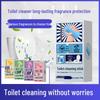 Automatic Toilet Bowl Cleaner Stick - Blue Bubble Deodorizer, Descaler & Odor Remover