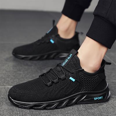 Herren Arbeitssicherheitsschuhe Sind Atmungsaktiv Leicht Anti-Quetschend Perforiert Schützend Einzelmaschig Sport Laufschuhe Herrenschuhe