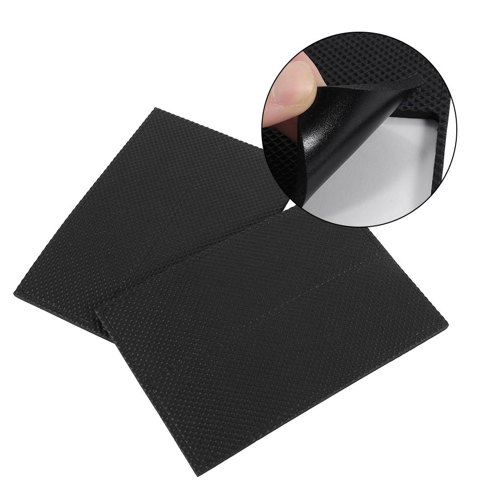4pcs Black NOn slip Self Adhesive Floor Protectors Furniture Sofa Desk Chair Rubber Feet Pads