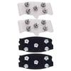 Shoes Ice Cleats With 5 Steel Studs Ice Snow Spikes Anti-slip Outdoor Climbing Boots Ice Snow Grips Crampons Gripper white/black