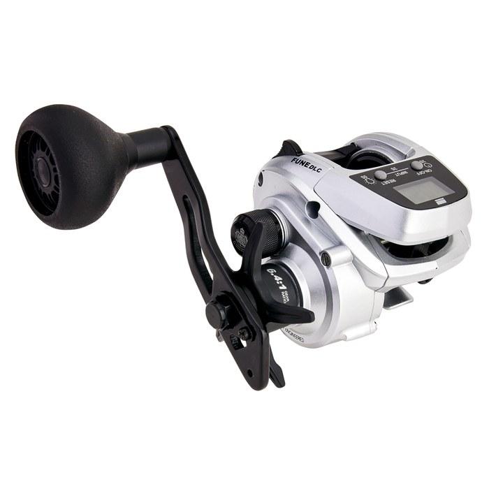 AbuGarcia Fune DLC MHP Ice Metol, Sea Bream, Tachi Uo, Tail Rubber, Aji, Flounder Counter Silver Medium