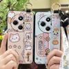 Soft Case Wristband Phone Case For Redmi 14C 4G/14R 5G/A3 Pro 4G/POCO C75 Protective Shockproof Cartoon Waterproof Cute