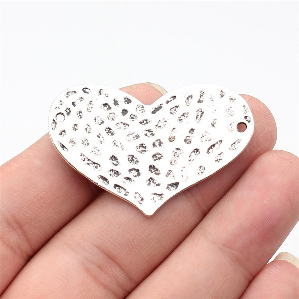 Heart Connectors Love Symbol Antique Bronze Zinc Alloy Jewelry Making DIY Jewelry Making Style Pendant Connectors