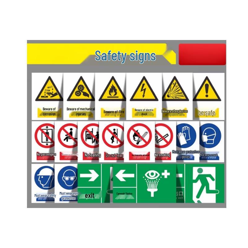 Qianyi  No Climbing  Safety Decals (5-Pack)