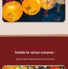 Mid-Autumn Festival Chinese Luminous Flower & Palace Lanterns with Riddle Hanging Ornaments