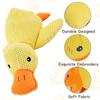 Mellow Dog Calming Duck Toy - Quacking, Squeaky, Durable for Indoor Small Dogs (Yellow)