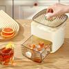 1pc 48Grid Press Type Double Layer Large Capacity Ice Cube Maker Durable Plastic ConstructionPerfect for Water,Kitchen Accessory