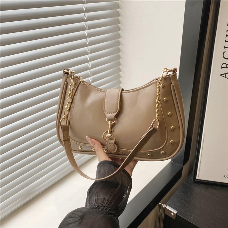 

Сумка подмышку в стиле легкой роскоши, сумка-цепочка, женская летняя новая модная дорожная сумка через плечо хаки