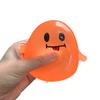 2pcs Soft Squeeze Toy Halloween Fidget Toy Ghost Decompress Squeeze Stress Ball Creative Prank Toy for Adults Halloween Gifts
